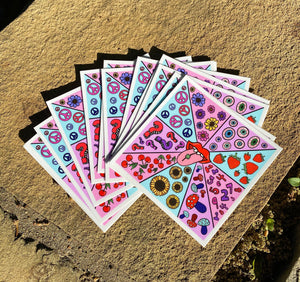 Psychedelic Life Chart Stickers